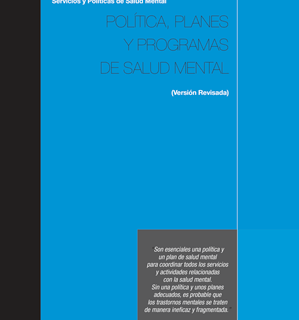 Política, Planes y Guías sobre Salud Mental OMS